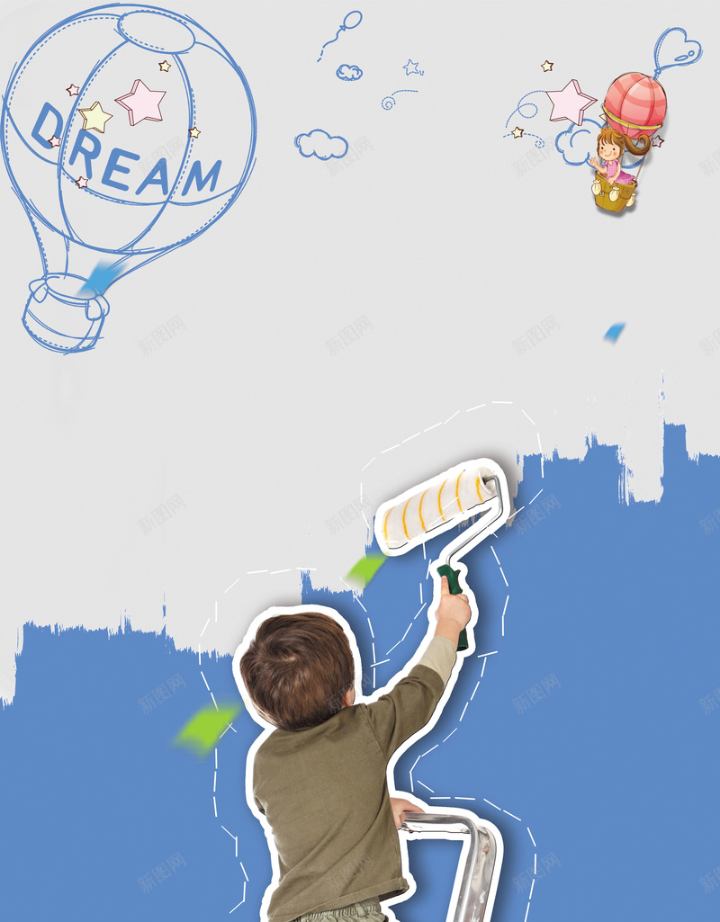 手绘创意卡通绘画家培训班海报背景素材jpg设计背景_88icon https://88icon.com 小小绘画家 世界 儿童 培训 画画 招生 宣传 海报 卡通 小清晰 手绘