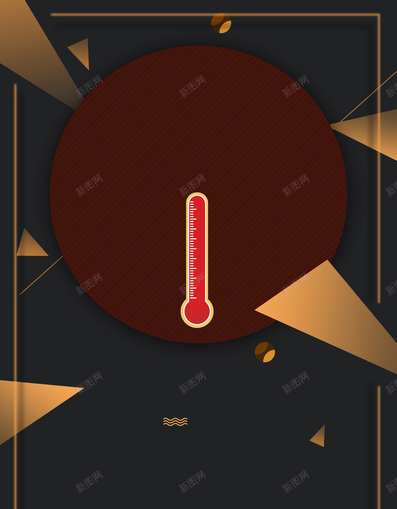 夏季高温预警海报psd设计背景_88icon https://88icon.com 天气预报 红色预警 温度计 炎热 立秋 爆表 高温预警 黑色 扁平化 边框