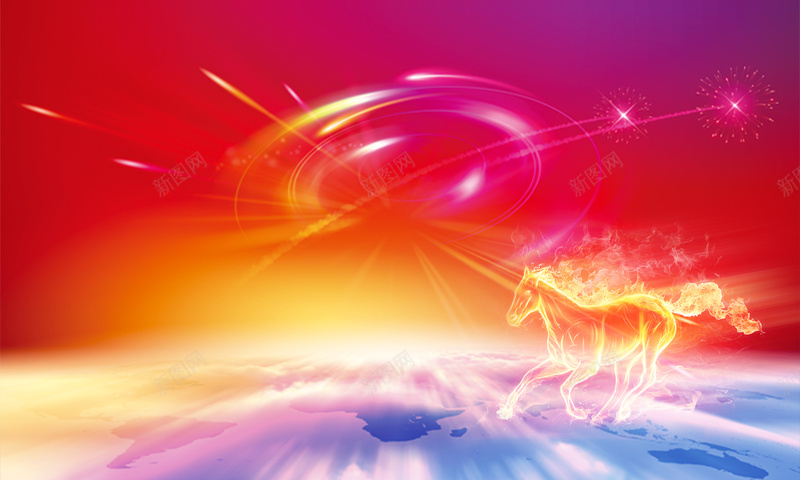 彩色光效炫酷背景jpg设计背景_88icon https://88icon.com 马到成功 彩色 炫酷 科幻 科技 光效开心 商务