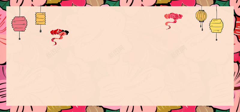 新春banner背景jpg设计背景_88icon https://88icon.com 春节背景 新春背景 春节 鸡年背景 鸡年banner banner背景 灯笼 手绘 质感 元旦背景