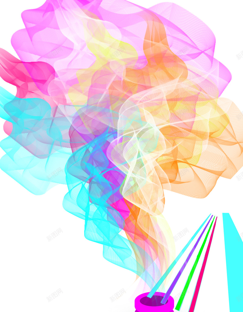 炫彩烟雾背景元素psd设计背景_88icon https://88icon.com 炫彩 烟雾 科技 线条 背景 轻灵 科幻 商务
