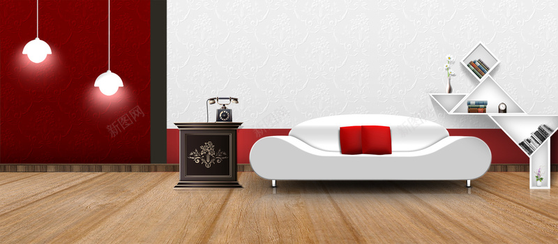 高档现代室内装修装饰背景psd设计背景_88icon https://88icon.com 高档 现代 沙发 背景墙 花纹 灯 吊灯 电话 书柜 海报banner 大气