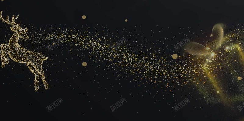 圣诞节简洁扁平风merrychristmasH5jpg设计背景_88icon https://88icon.com christmas merry 优惠活动 圣诞节 扁平风 简洁 金色 鹿角 黑色