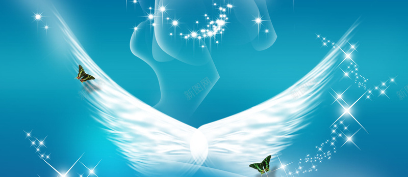 梦幻翅膀背景psd设计背景_88icon https://88icon.com 星光 梦幻 梦想 翅膀 蝴蝶 甜食 婚纱 海报banner 浪漫