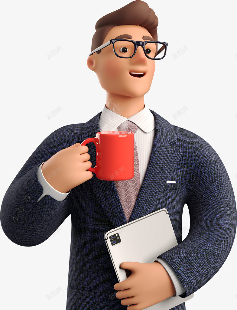 C4D 商务人物 3d人 白领扁平人物png免抠素材_88icon https://88icon.com 人物 商务 白领 扁平