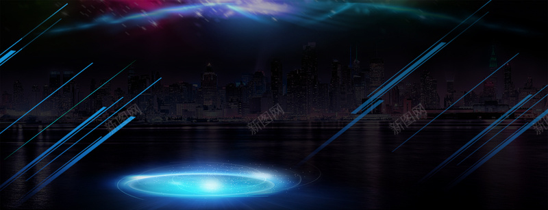 绚丽城市背景线条bannerjpg设计背景_88icon https://88icon.com 海报banner 绚丽城市背景 科幻 科技 线条 商务