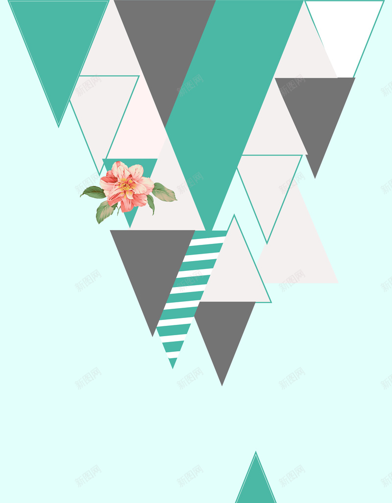 绿色简约几何背景psd设计背景_88icon https://88icon.com 几何 条纹 简约 绿色 花 线条 扁平 渐变