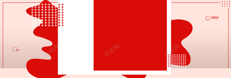 春季上新红色扁平bannerpsd设计背景_88icon https://88icon.com 上新 春天 春季 狂欢 购物 促销 折扣 优惠 淘宝 天猫 电商 扁平 红色 banner