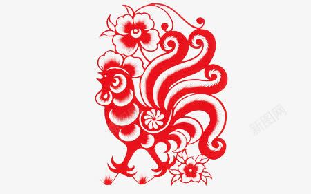 2017鸡年新年素材png免抠素材_88icon https://88icon.com 2017年 鸡年 剪纸 窗纸 鸡年吉祥 窗贴 丁酉年 金鸡报春 鸡年贺岁 新年快乐