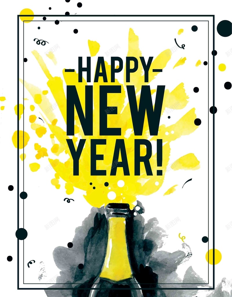 恭贺新年海报设计psd设计背景_88icon https://88icon.com 春节 新春 新年 春节促销 元旦 圣诞 新年促销 恭贺新年 2018 狗年