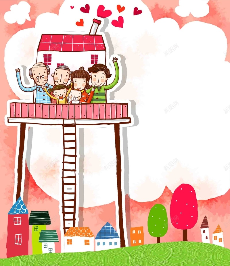 韩式清新幸福家庭一家人爱心团聚海报背景eps设计背景_88icon https://88icon.com 韩式 清新 幸福家庭 一家人 购物 搬家 海报 背景 卡通 手绘 矢量 幸福一家人