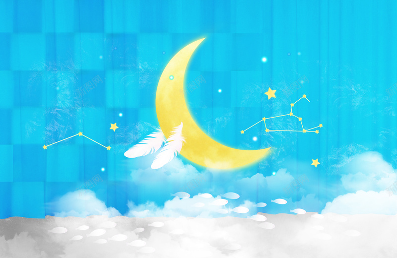 浪漫梦幻月亮儿童背景素材psd设计背景_88icon https://88icon.com ps月亮素材 书封面 云 儿童 兴趣 启蒙 故事 星星 月亮 梦幻 浪漫 温馨 烟雾 童书 童话 蓝色 阅读