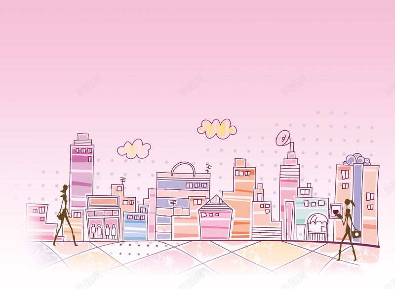 城市购物海报背景素材psd设计背景_88icon https://88icon.com 城市 广告 网络 设计 购物 网上商城 海报 宣传 吃 喝 玩 乐