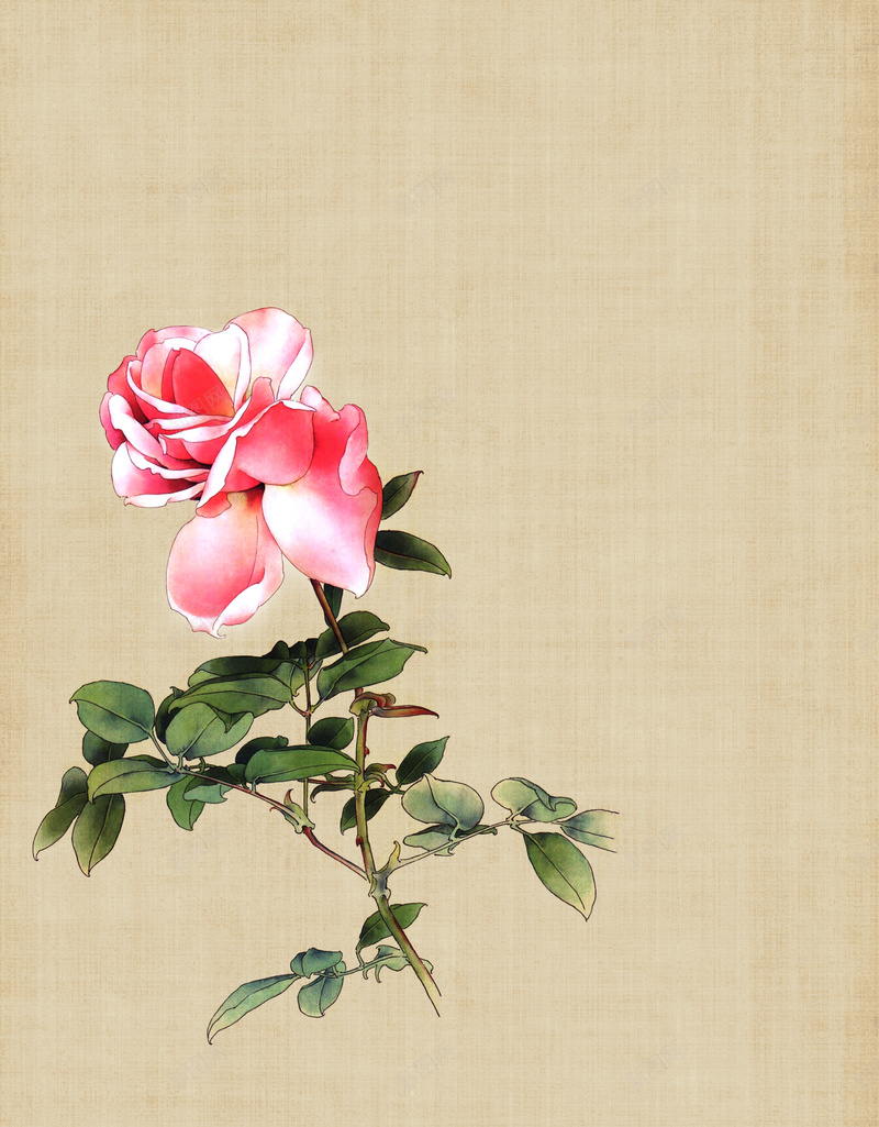 手绘图海报背景素材psd设计背景_88icon https://88icon.com 荷花 古典底纹 手绘图片 中国风背景 中国风