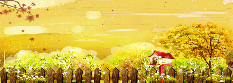 立秋文艺枫树林黄色背景psd设计背景_88icon https://88icon.com 24节气 24节气海报 农历立秋 农历节气 枫叶 树叶黄 植物 水彩 秋天 立秋 立秋节气 银杏叶 黄树叶
