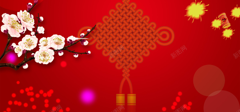 梅花红色背景jpg设计背景_88icon https://88icon.com 红色 红色背景 花底纹 金边 金光 闪光 四射 喜庆背景 春节背景 舞台背景 梅花 鞭炮 烟花 淘宝天猫 海报banner 春节 过年 中国风