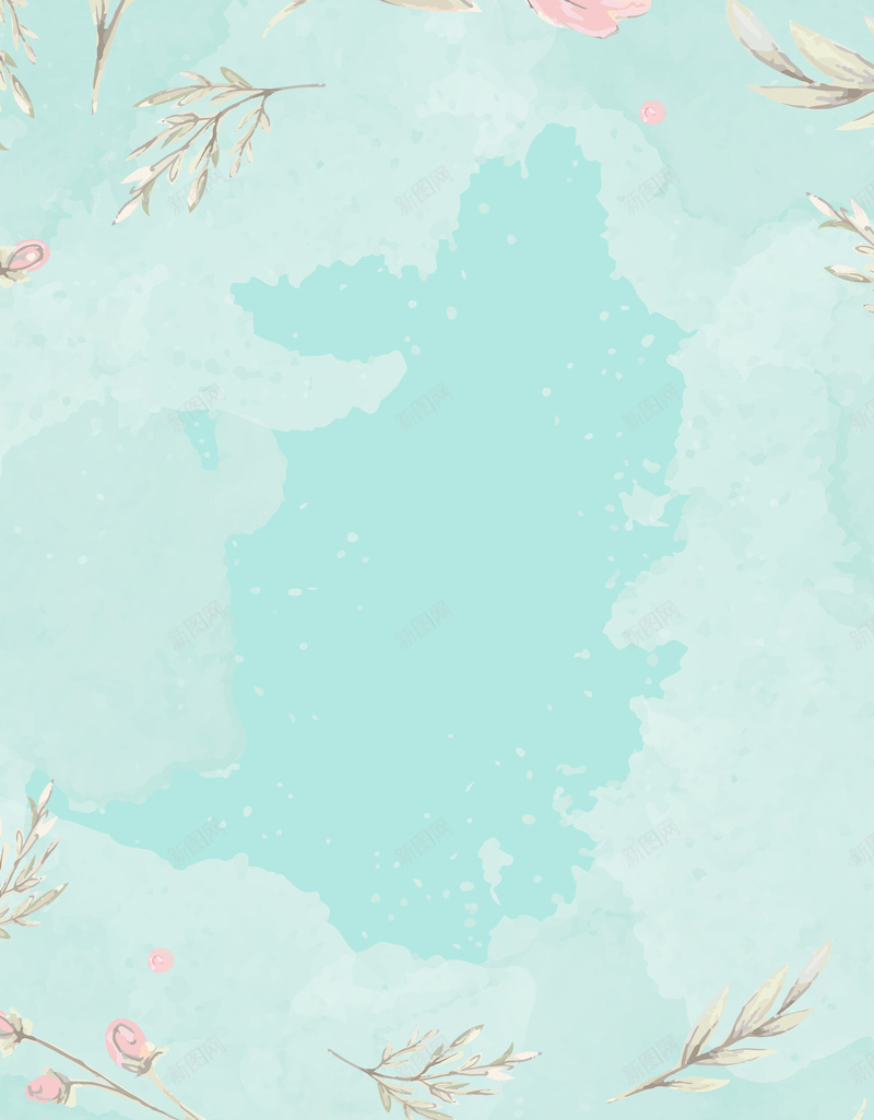 绿色春天花朵背景素材jpg设计背景_88icon https://88icon.com 绿色背景 春天 绿色 花朵 花苞 背景素材 花枝 水彩 水彩背景 湖多背景