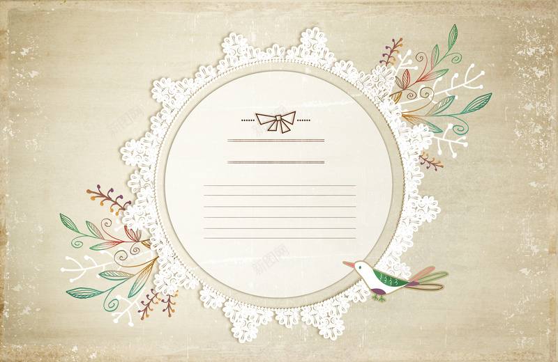 花边信纸绿叶底纹背景素材psd设计背景_88icon https://88icon.com 信纸 底纹 清新 绿叶 花边 背景素材 文艺 小清新 简约