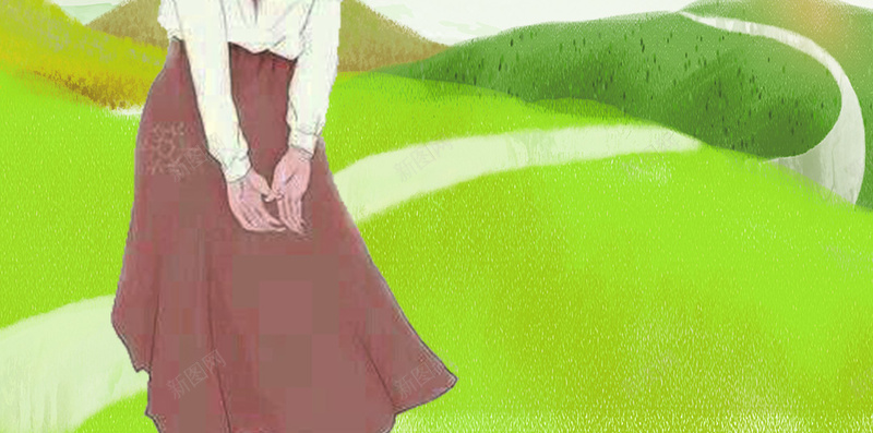 绿色文艺夏季旅游PSD分层H5背景素材psd设计背景_88icon https://88icon.com 绿色 文艺 夏季 旅游 背景素材 PSD分层 H5 手绘 树叶 草地 郊外 乡下 背影 卡通人物