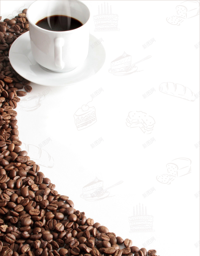 褐色咖啡豆咖啡杯浪漫促销海报背景psd设计背景_88icon https://88icon.com 咖啡豆 褐色 咖啡 杯子 休闲 聚会 美食 酒店 餐饮 浪漫背景 促销 促销背景 促销海报 开心