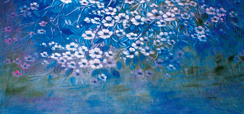 水彩花卉淘宝网站背景图jpg设计背景_88icon https://88icon.com 蓝色唯美背景 水彩手绘 花卉背景 小清新 唯美 女装淘宝促销海报 淘宝海报 淘宝店铺海报 天猫海报下载 唯美梦幻小清新水彩背景 海报banner 卡通 童趣 手绘