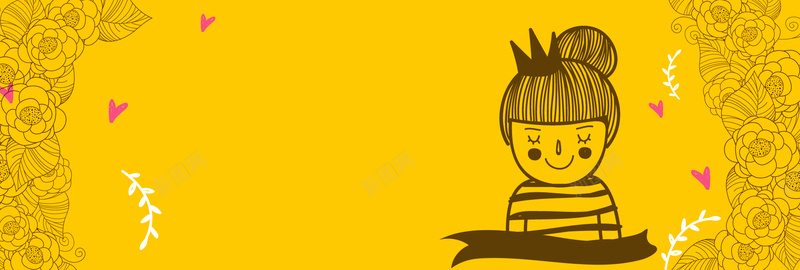 母亲节卡通童趣手绘黄色bannerpsd设计背景_88icon https://88icon.com 手绘妈妈 手绘心形 手绘花 母亲节 妈妈 叶子 母亲节素材 感恩 卡通 童趣 手绘 黄色背景 电商