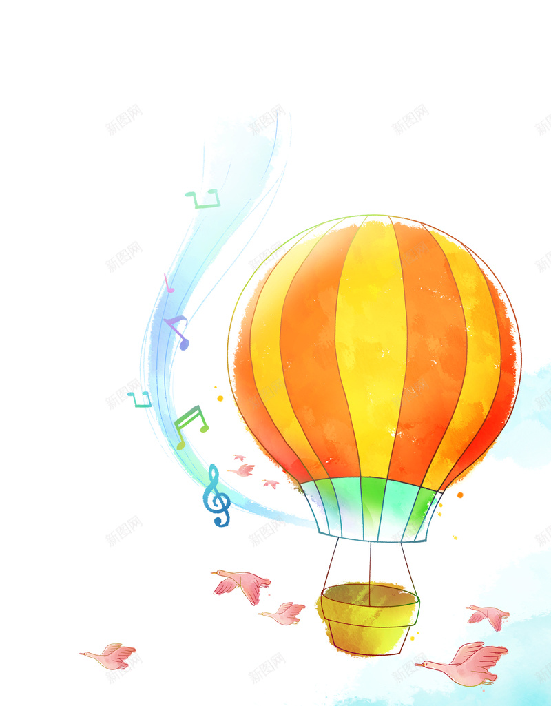 热气球音乐建筑物和平鸽psd设计背景_88icon https://88icon.com 热气球 音乐 建筑物 和平鸽 印刷背景 卡通 童趣 手绘