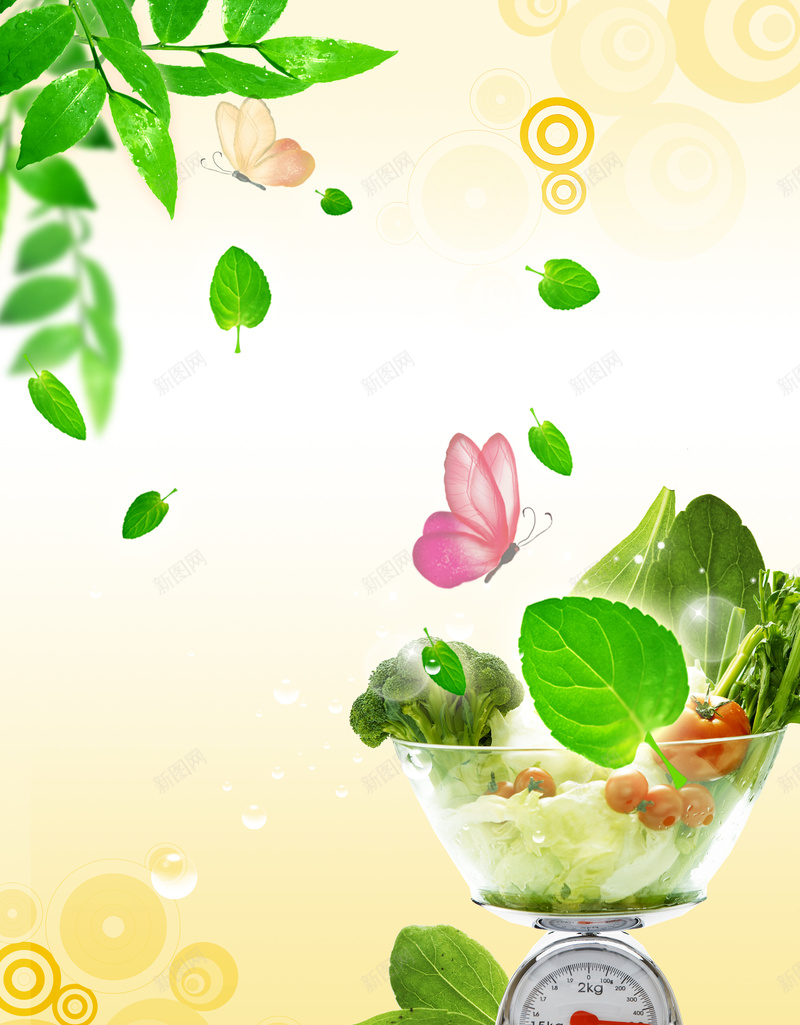 清新水果蔬菜天平秤海报背景素材psd设计背景_88icon https://88icon.com 减肥 叶子 天平秤 广告 广告设计模板 树叶 水平称 水果 泡泡 海报 美体 美女 美容 蔬菜 蝴蝶