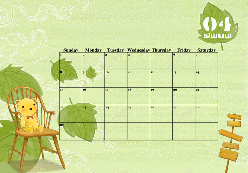 卡通小熊日历月历表商务背景素材psd设计背景_88icon https://88icon.com 卡通 商务 小熊 打卡表 日历 日期 星期 月份 月历表 树叶 植物 每日工作记录 汇报 背景 记录表