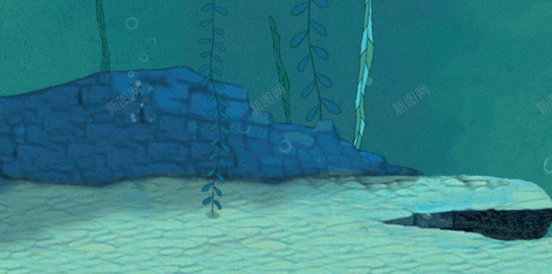 海底世界H5背景jpg设计背景_88icon https://88icon.com 海底世界 水彩 水草 海洋 渐变 H5背景 H5 h5 扁平 几何