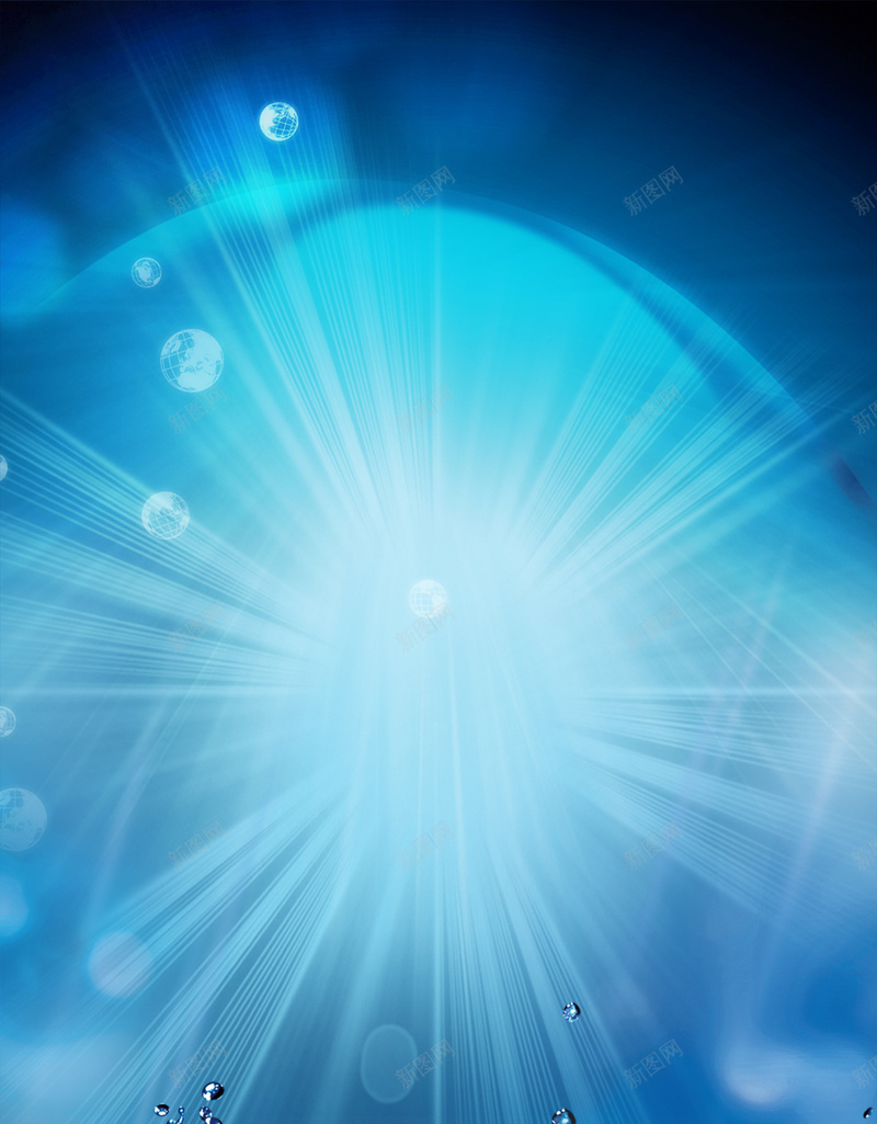 梦幻蓝色化妆品H5背景psd设计背景_88icon https://88icon.com 化妆品 促销 梦幻 水珠 蓝色 H5 光效 h5 浪漫