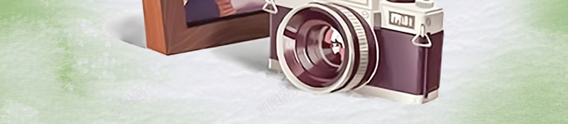 手绘风格父亲节海报psd设计背景_88icon https://88icon.com 感恩父亲节 手绘风格 父亲节 插画 相框 节日海报 叶子 绿色 相机 花朵 617