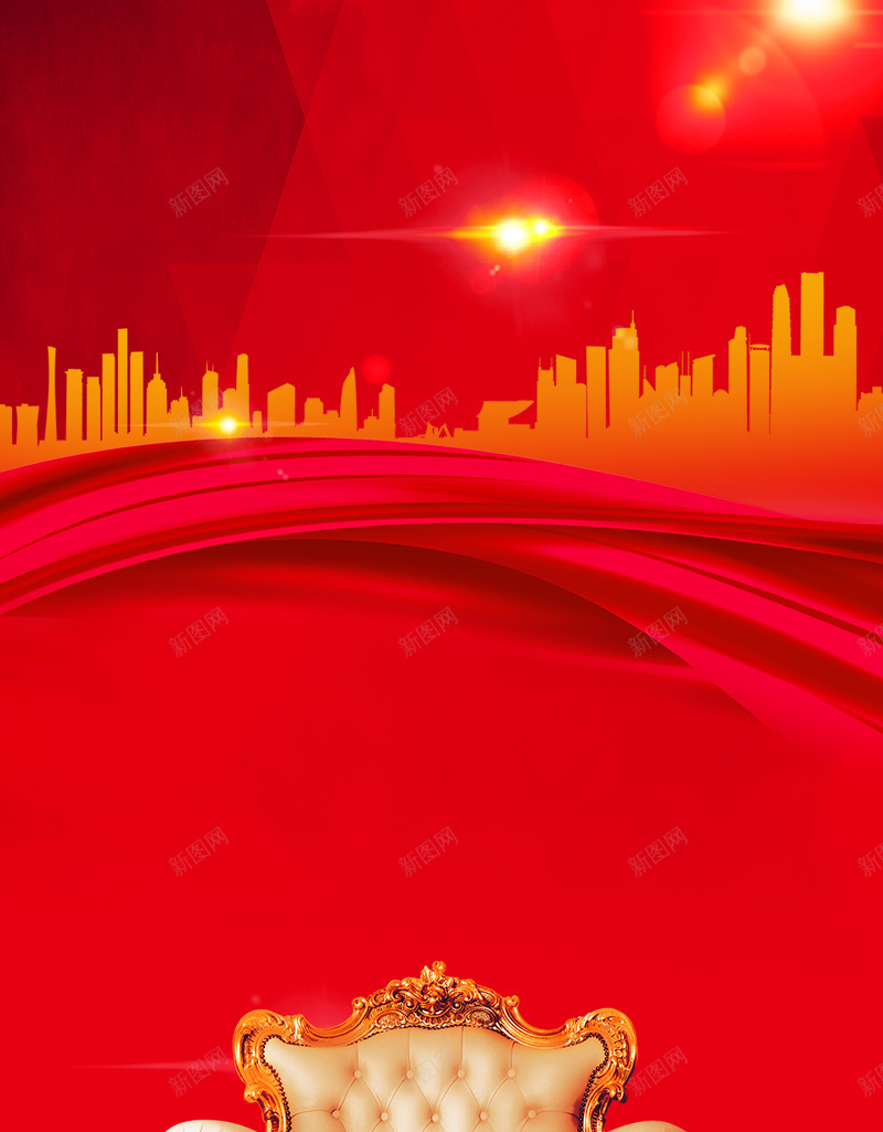 红色建筑欧式家居PSD分层H5背景素材psd设计背景_88icon https://88icon.com 欧式家居 背景素材 座椅 建筑 红色 PSD分层 H5 光线 几何 曲线 红飘带