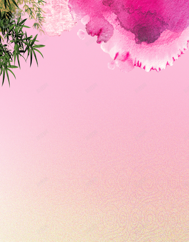蓝粉色墨迹H5背景素材psd设计背景_88icon https://88icon.com 渐变 竹子 粉色 蓝色 花 底纹 墨迹 PSD 分层 H5背景素材