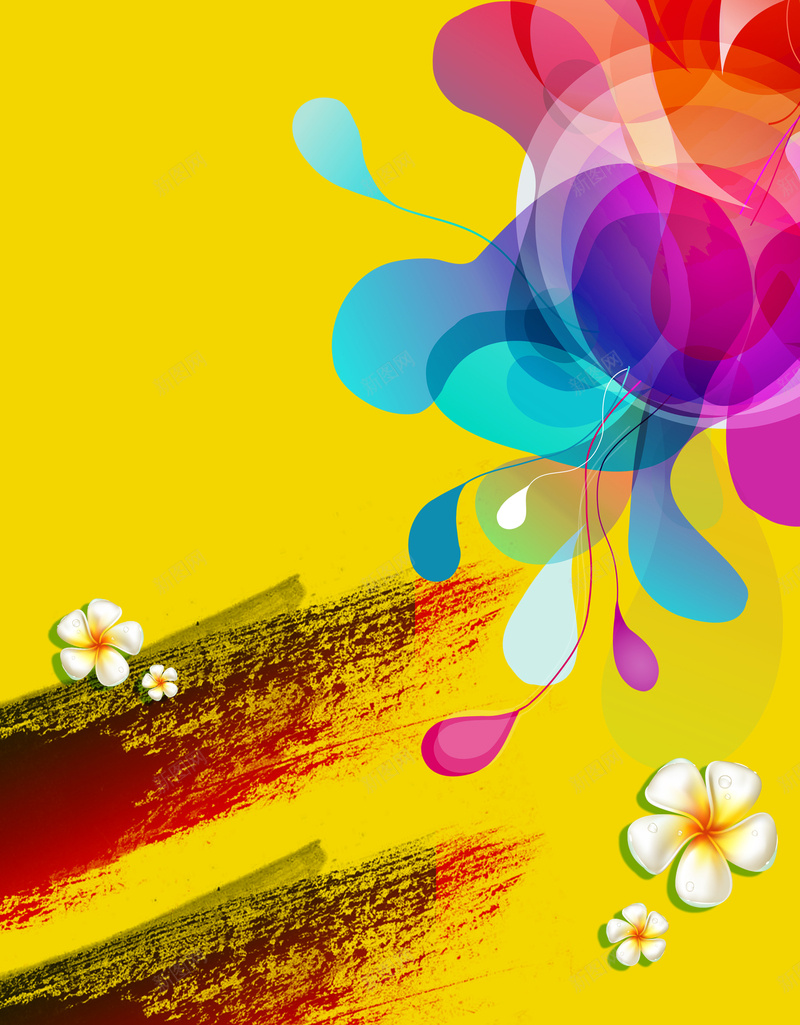 梦幻颜料涂鸦黄色背景素材psd设计背景_88icon https://88icon.com 梦幻 涂鸦 背景 颜料 黄色 多彩 花朵 墨迹 波澜 水彩 美术 艺术 教学