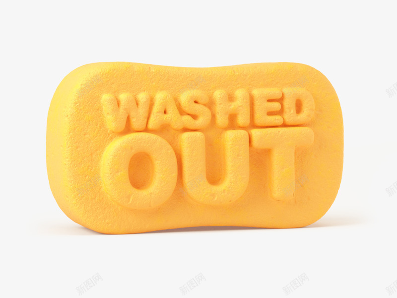 Washed outC4D三维画板png免抠素材_88icon https://88icon.com 三维 画板