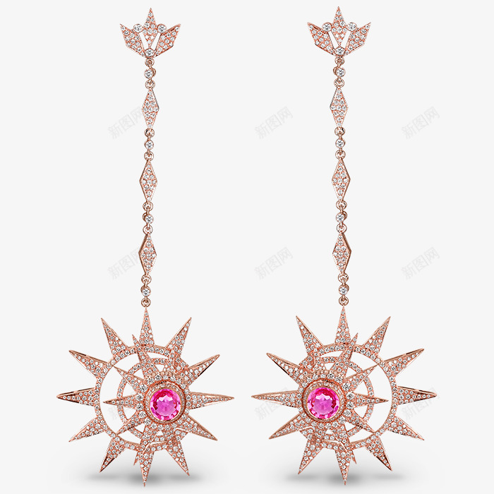 Long Earrings星月png免抠素材_88icon https://88icon.com 星月