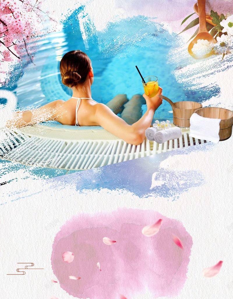 清新休闲唯美温泉度假旅游psd分层广告psd设计背景_88icon https://88icon.com 休闲 唯美 度假 清新 温泉 旅游 psd分层 广告