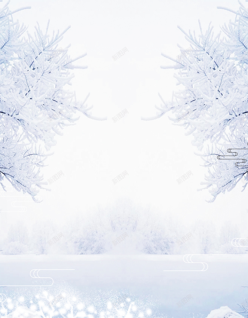 2017冬季极简风商场促销海报psd设计背景_88icon https://88icon.com 极简风 促销 冬天 冬季 雪景 下雪了 商场促销 2017年 新品上市 上新