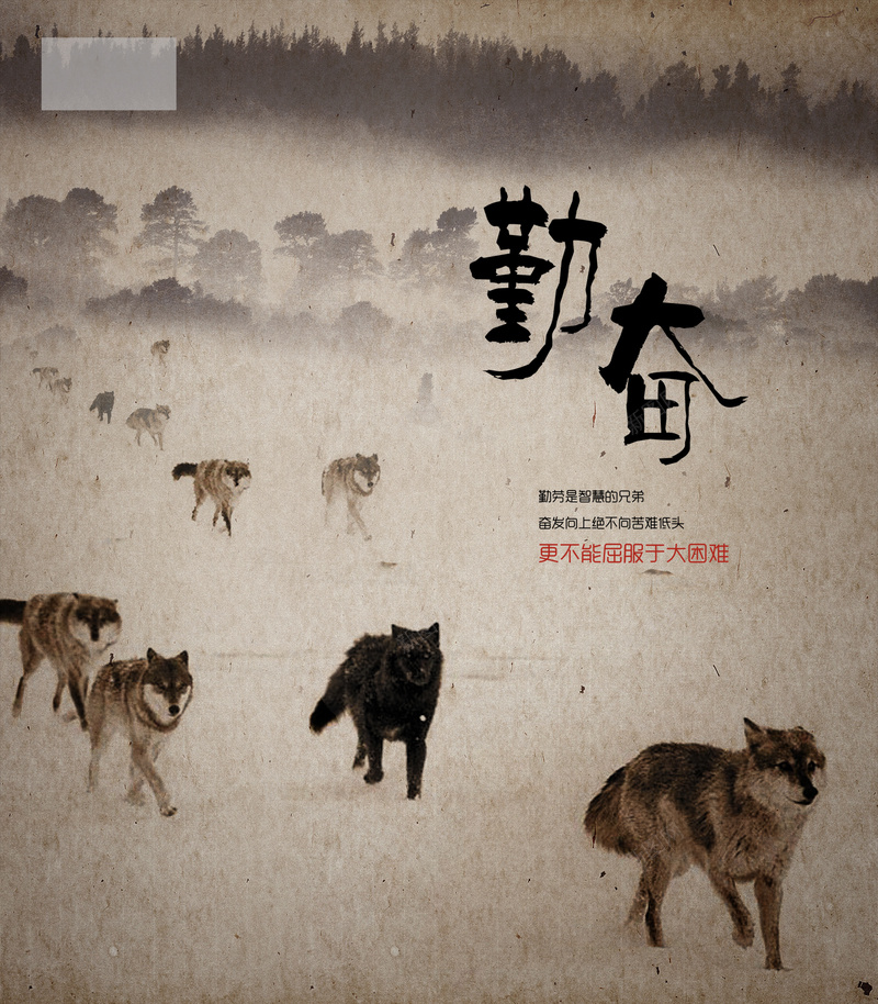 雪地群狼背景勤奋户外宣传背景素材psd设计背景_88icon https://88icon.com 户外宣传 背景素材 勤奋 狼群 雪地 严肃 大气