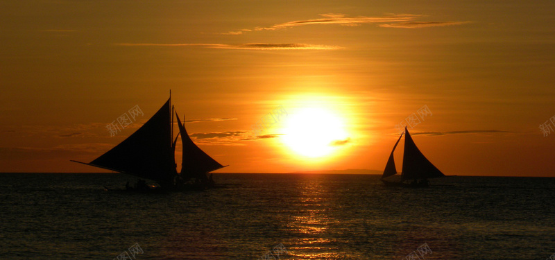 日落与帆船jpg设计背景_88icon https://88icon.com 日落 帆船 船 海 旅行 假期 太阳 海报banner 摄影 风景