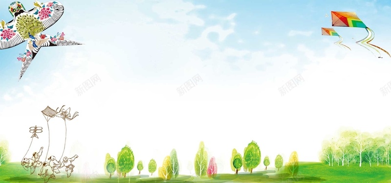 风筝文化节活动展板jpg设计背景_88icon https://88icon.com 风筝节海报 蓝 风筝节广告 风筝节宣传单 风筝节报广 DIY风筝节 地产风筝节 楼盘风筝节 彩色风筝