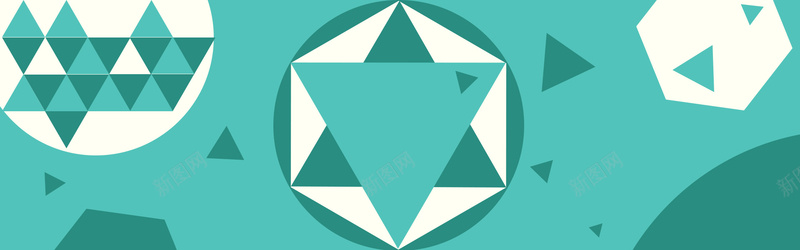 圣诞扁平绿色电商海报背景psd设计背景_88icon https://88icon.com 三角形 六边形 小清新 几何 绿色 海报 背景 图案 节日 扁平