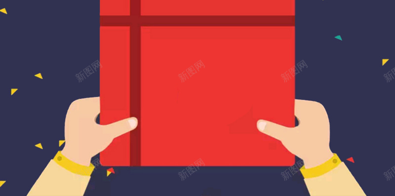 简约扁平几何蓝色H5图jpg设计背景_88icon https://88icon.com 简约 扁平 几何 蓝色 红包 礼包 清新 文艺 简约扁平H5素材