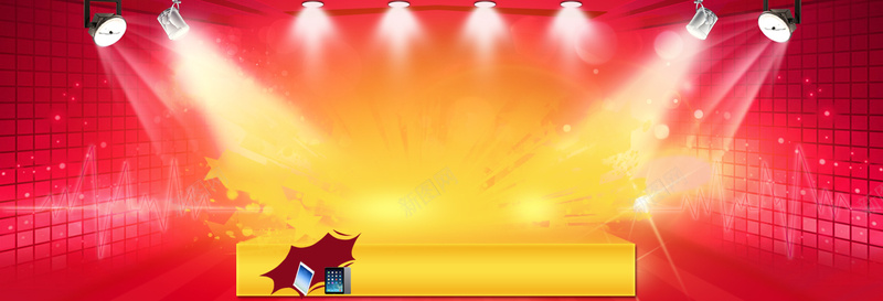 新年喜庆灯光背景psd设计背景_88icon https://88icon.com 新年 喜庆 灯光 海报banner 扁平 渐变 几何