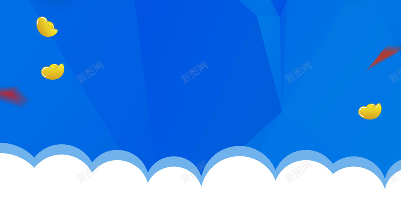 蓝色几何理财H5背景psd设计背景_88icon https://88icon.com 几何 理财 蓝色 财富 金币 富贵 扁平化 H5背景 扁平 渐变