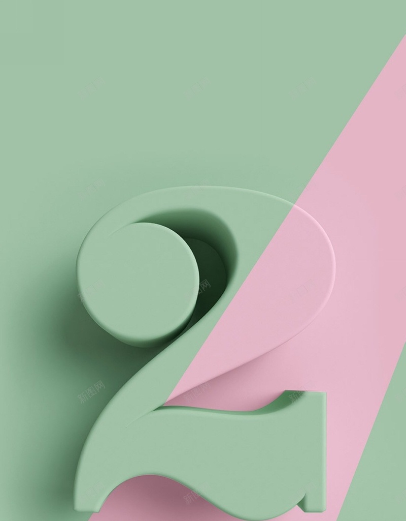 简约数字彩色2H5背景jpg设计背景_88icon https://88icon.com 创意 彩色 数字 文艺 简约 H5 h5 小清新
