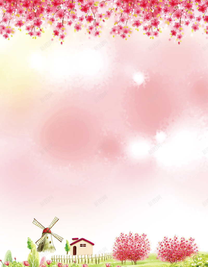 韩国插画背景墙海报背景素材psd设计背景_88icon https://88icon.com 韩国 淡雅 韩国插画 绿色 清新 韩国插画背景 梦幻 春天风景插画 手绘插画 卡通背景 儿童背景
