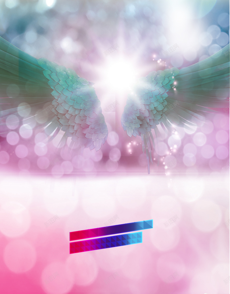 梦幻光影粉色背景素材psd设计背景_88icon https://88icon.com 光影 梦幻 灯光 粉色 阳光 光晕 化妆品 保养 护肤 翅膀 羽翼 背景素材 浪漫 美容