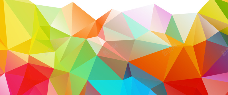 酷炫几何多边形背景jpg设计背景_88icon https://88icon.com 彩色多边形 几何体 海报banner 扁平 渐变 几何